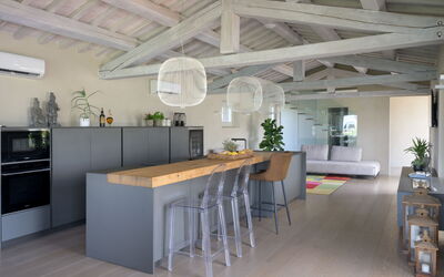 Villa Lilli: Living and dining room