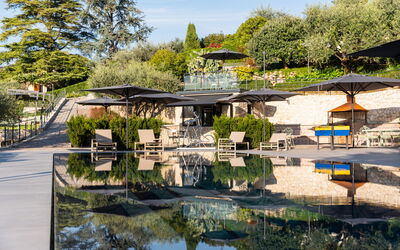 Villa Bocchi: Automne, bassin, Été, Printemps