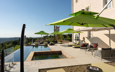 Villa Elisa: bubbelbad, Buitenkanten, Keer bekeken, zwembad