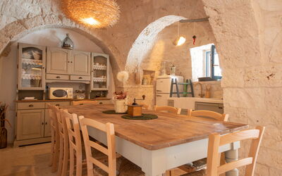 Trulli del Tarassaco: Herfst, Keuken, Lente, Lunchroom, Winter, Zomer