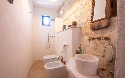 Trulli del Tarassaco: Badkamer, Herfst, Lente, Winter, Zomer