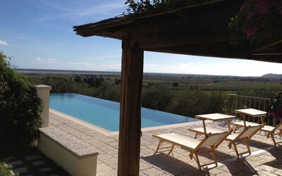 Villa Brando: Balcony / Terrace / Patio, Pool