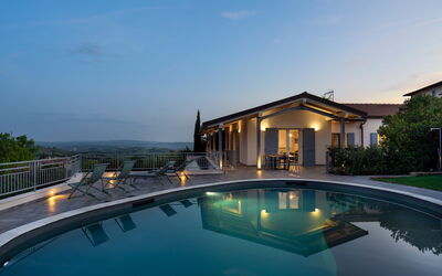 Villa Ombrone: Building Exterior, Garden, Outdoor, Pool, Scenic View