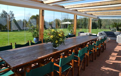 Villa Davide: Balcon / Terrasse / Patio, Salle à manger