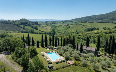 Podere le Lune with Pool, San Gimignano: Automne, bassin, Été, Printemps