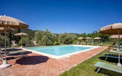 Podere le Lune with Pool, San Gimignano: Automne, bassin, Été, Printemps