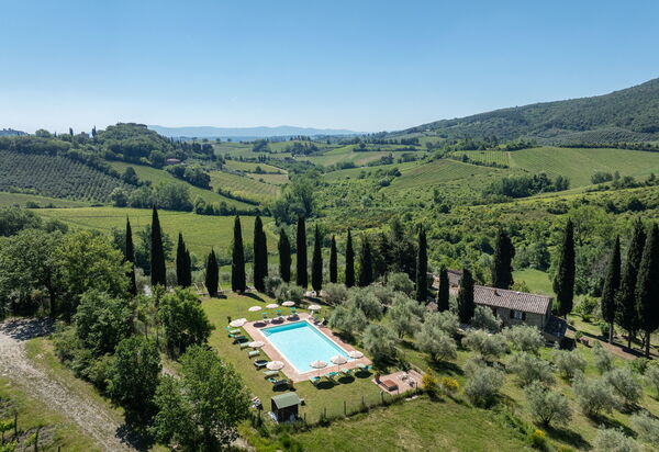 Podere le Lune with Pool, San Gimignano: Automne, bassin, Été, Printemps