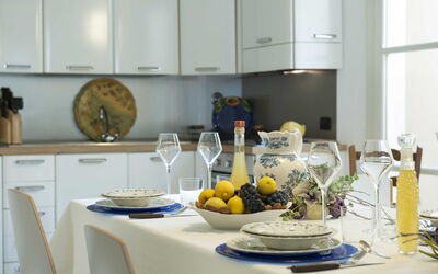 Villa Benedetta: Cuisine, Salle à manger