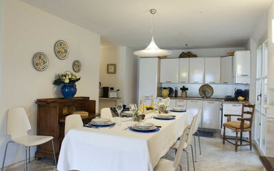 Villa Benedetta: Cuisine, Salle à manger