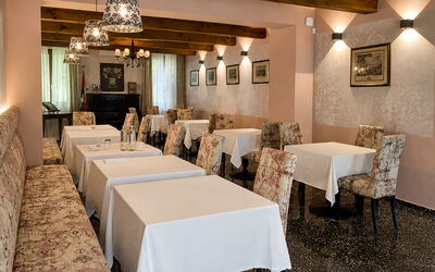 Relais Villa Mirandola: Autunno, Estate, Primavera, Sala da pranzo