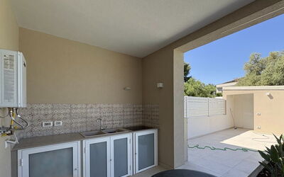 Villa Marzia - Augusta: Automne, Balcon / Terrasse / Patio, Cuisine, Été, Printemps