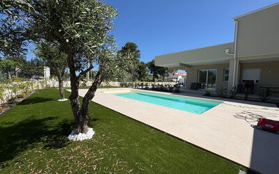 Villa Marzia - Augusta: Automne, Balcon / Terrasse / Patio, bassin, Été, Jardin, Printemps