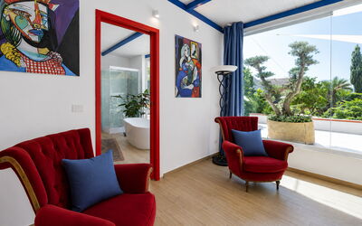 Villa Didymos: Herfst, Lente, Woonkamer, Zomer