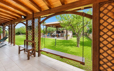 Villa Patrizia: Automne, Balcon / Terrasse / Patio, Été, Jardin, Printemps