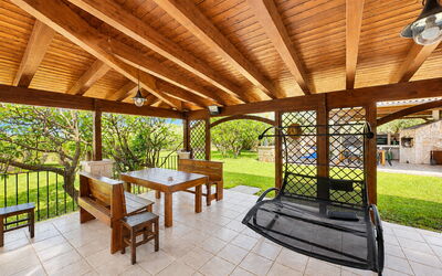 Villa Patrizia: Automne, Balcon / Terrasse / Patio, Été, Jardin, Printemps