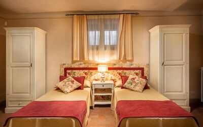Villa Giuliano: chambre à coucher