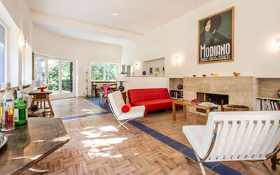 Villa Modiano: Salle à manger, Salon