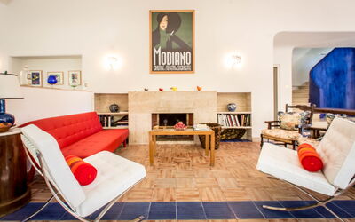 Villa Modiano: Salle à manger, Salon