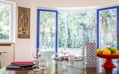 Villa Modiano: Salle à manger, Salon