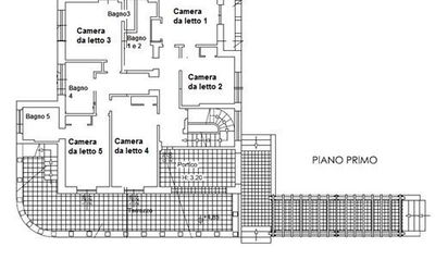 Villa Modiano: Planimétrie