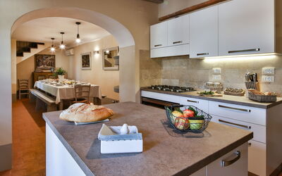 Casale Sveva: Keuken, Lunchroom