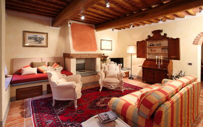 Villa Madia: Woonkamer