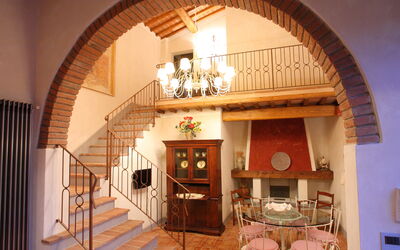 Villa Madia: Woonkamer