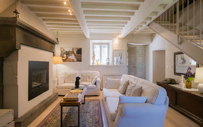 Villa Bagnolo: Détails de la chambre, Salon