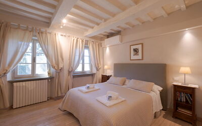 Villa Bagnolo: chambre à coucher