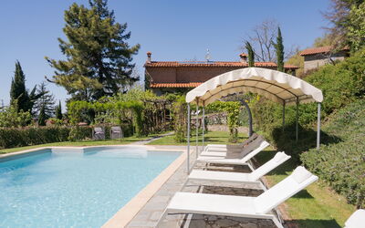 Villa Bagnolo: bassin, Extérieur, Extérieurs