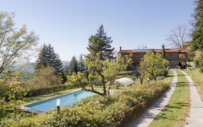 Villa Bagnolo: bassin, Extérieurs, Jardin
