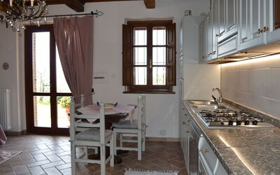 Villa Agilla: Kitchen and living room