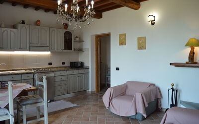Villa Agilla: Dining room and kitchen