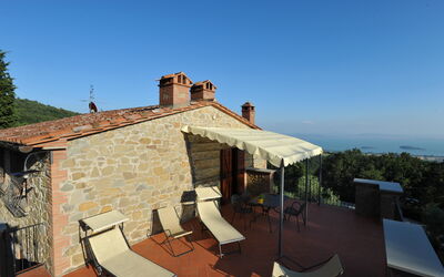 Villa Agilla: Terrace and panoramic view