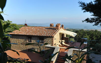 Villa Agilla: Panoramic view and outdoor view