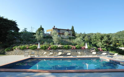 Villa Agilla: Swimming pool and outdoor view