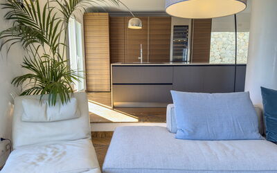 Villa Judy: Cucina, Sala da pranzo, Soggiorno