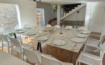 Villa Judy: Cucina, Sala da pranzo, Soggiorno