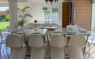 Villa Judy: Cucina, Sala da pranzo, Soggiorno