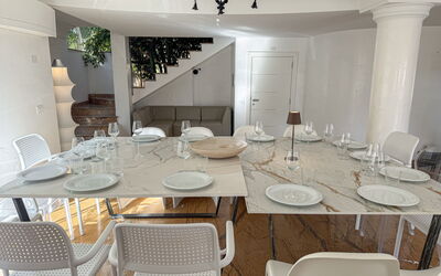 Villa Judy: Cucina, Sala da pranzo, Soggiorno