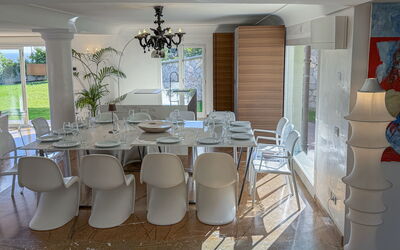 Villa Judy: Sala da pranzo, Soggiorno