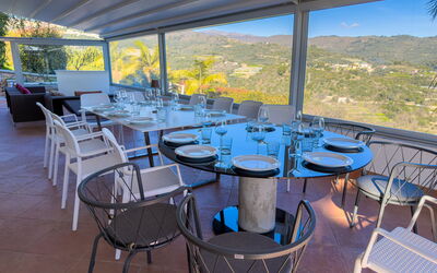 Villa Judy: Balcone / Terrazza / Patio, Sala da pranzo