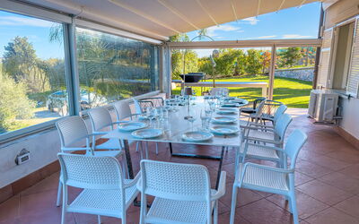 Villa Judy: Balcone / Terrazza / Patio, Sala da pranzo