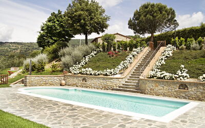 Villa Bentivoglio: Swimming pool and outdoor view
