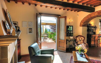 Villa Orazio: Living room and main entrance