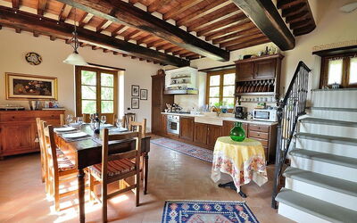 Villa Orazio: Dining room and kitchen