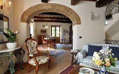 Villa Orazio: Living room and dining room