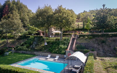 Villa Apollo: Swimming pool and panoramic view