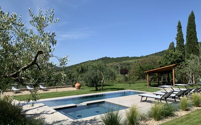 Villa Il Paride: Swimming pool and garden