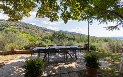 Villa Sofia: Veranda and garden